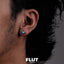 FLUT Raw Turquoise Stud Earrings in Sterling Silver