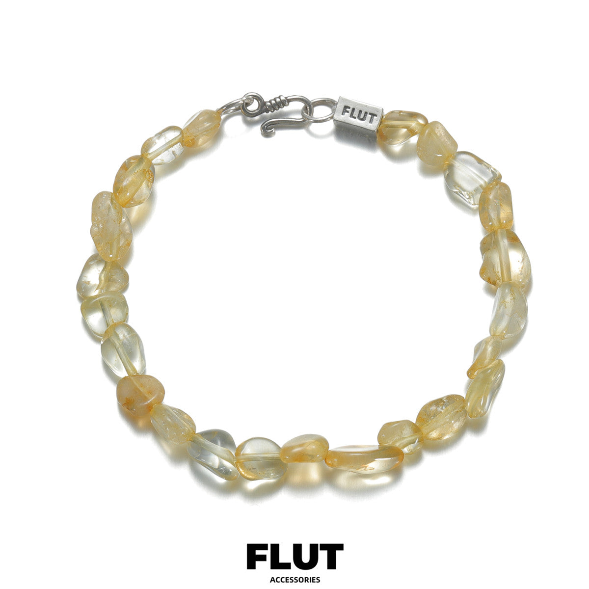FLUT Natural Citrine Beaded Bracelet 377