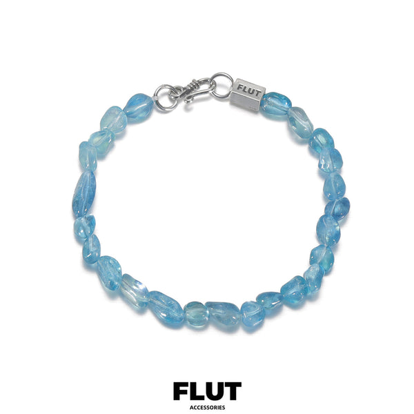 FLUT Irregular Aquamarine Beaded Bracelet 327